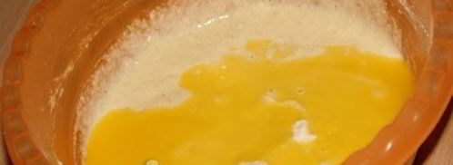 манник стаканник в сливочной заливке. Шаг 6