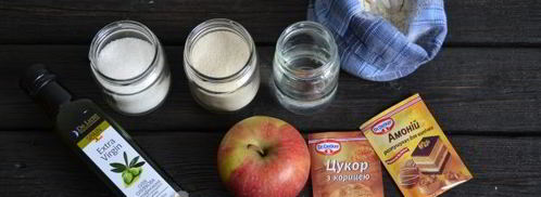 постный манник с яблоками. Шаг 2