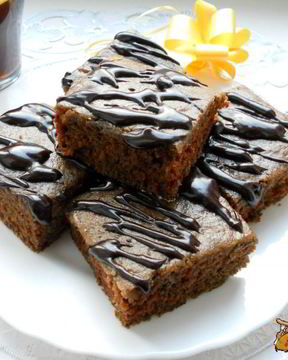 Постный шоколадный манник