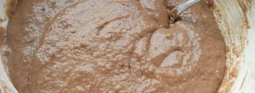 постный шоколадный манник. Шаг 4