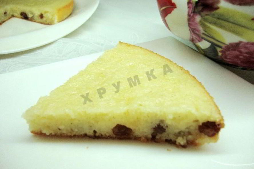 Рецепт вкусного манника на кефире в мультиварке