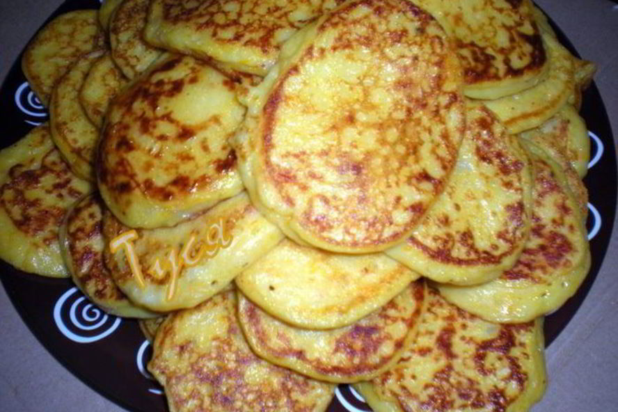 Рецепт картофельно-тыквенных оладьи