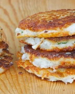 Картофельные оладушки с зеленью