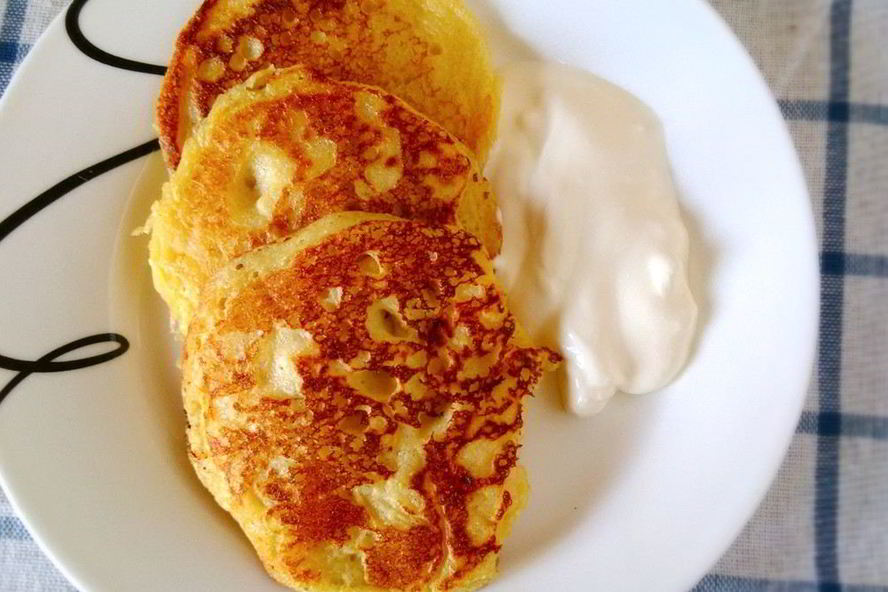 Рецепт кукурузных оладий