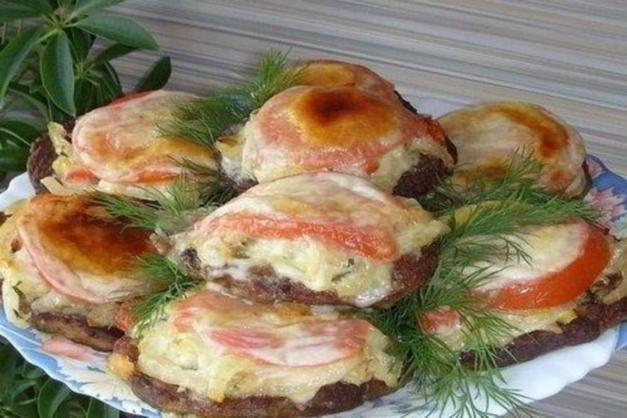 Рецепт оладушек из печени с луком и болгарским перцем