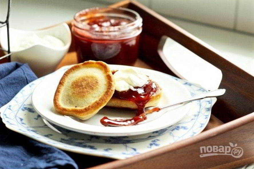 Рецепт оладий без дрожжей на кефире