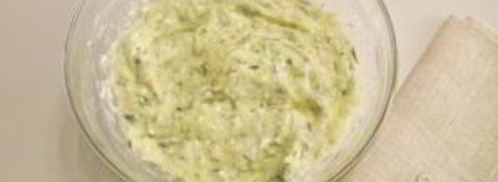 оладьи из кабачков с творогом. Шаг 3