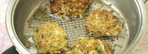 оладьи из капусты с овсяными хлопьями. Шаг 9