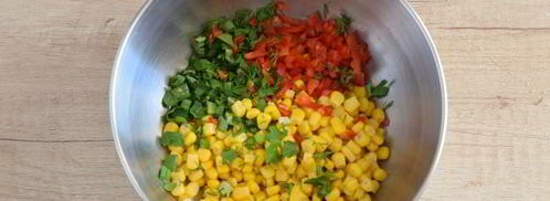 оладьи из консервированной кукурузы. Шаг 5