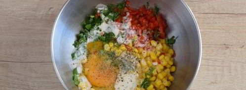 оладьи из консервированной кукурузы. Шаг 8