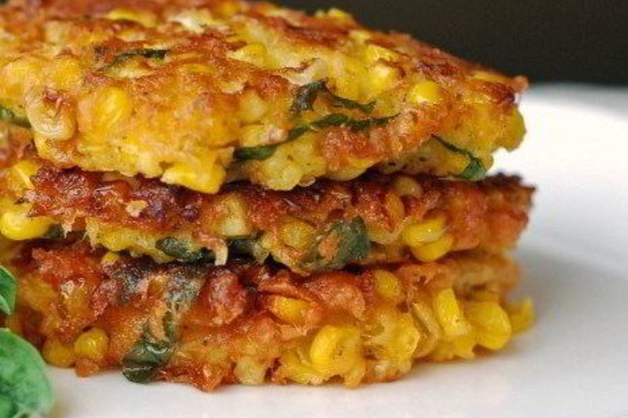 Рецепт оладий из кукурузы