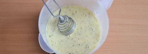 оладьи из куриного филе с крахмалом и кефиром. Шаг 5