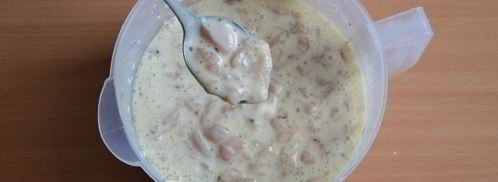 оладьи из куриного филе с крахмалом и кефиром. Шаг 9