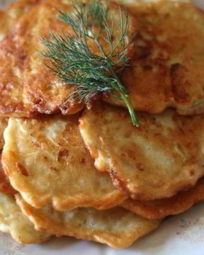 Оладьи из огурцов