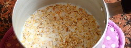 оладьи из овсяной каши. Шаг 4