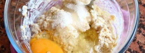 оладьи из овсяной каши. Шаг 7