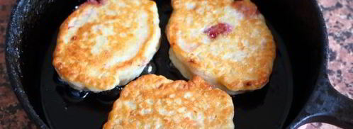 оладьи из овсяной каши. Шаг 11