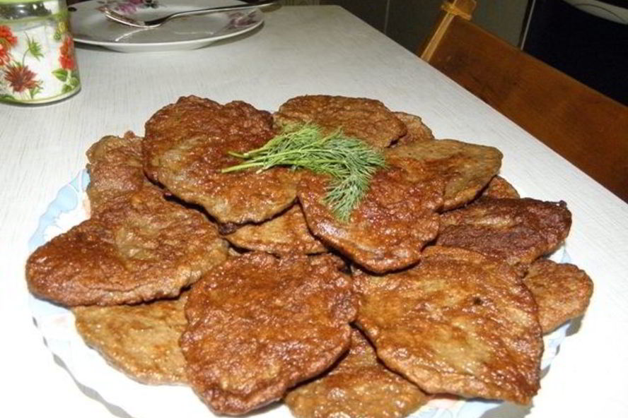 Рецепт оладий из печени индейки