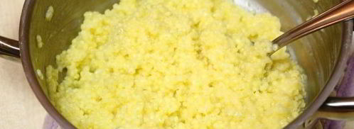 оладьи из пшенной каши. Шаг 5