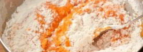 оладьи из тыквы с сыром. Шаг 3