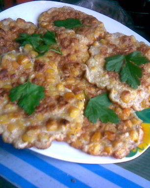 Оладьи кукурузные