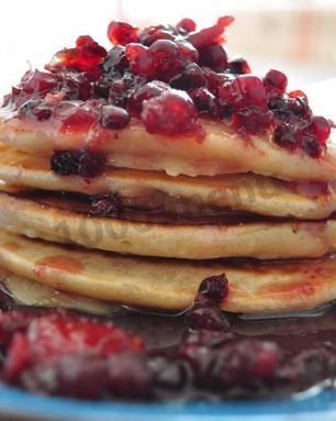 Оладьи на кефире с корицей