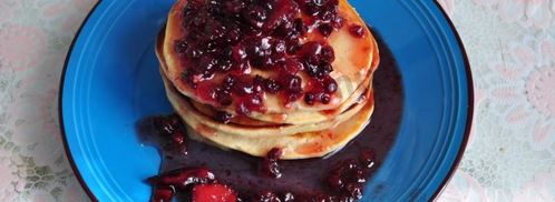 оладьи на кефире с корицей. Шаг 3