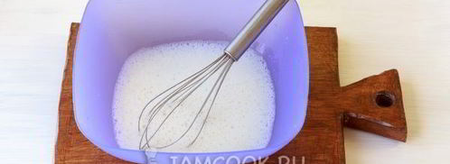 оладьи на воде с яйцами. Шаг 4