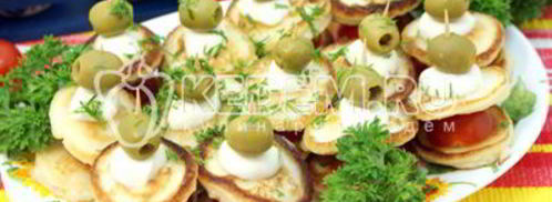 оладьи на закуску. Шаг 9