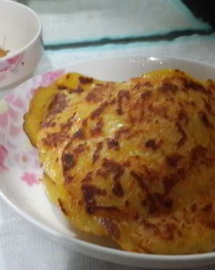 Оладьи с имбирем, морковью и лимонной цедрой