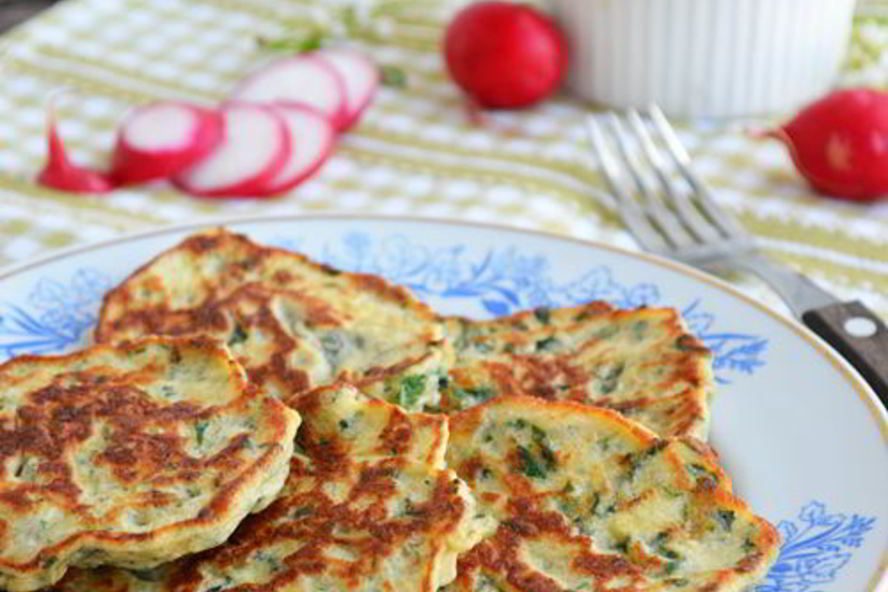 Рецепт оладий с крапивой