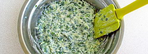 оладьи с зеленым луком. Шаг 6