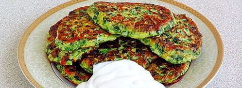 оладьи с зеленым луком. Шаг 7