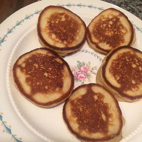 Оладьи с яблоками