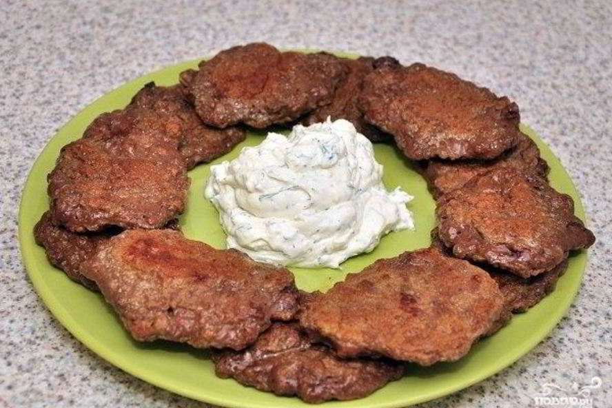 Рецепт печеночных оладушек