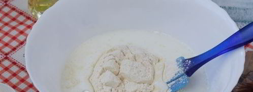 пышные оладьи на кефире без дрожжей. Шаг 4