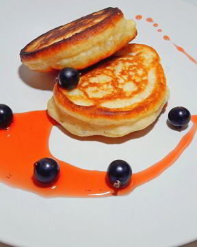 Пышные оладьи на кефире