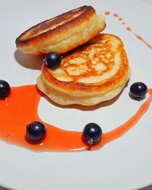 Пышные оладьи на кефире