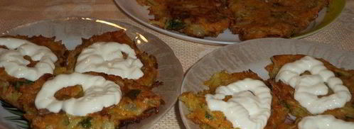 румяные картофельно-тыквенные оладьи. Шаг 5