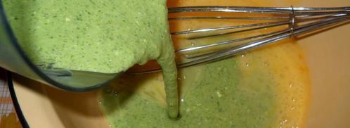 шпинатные оладьи с брынзой. Шаг 5