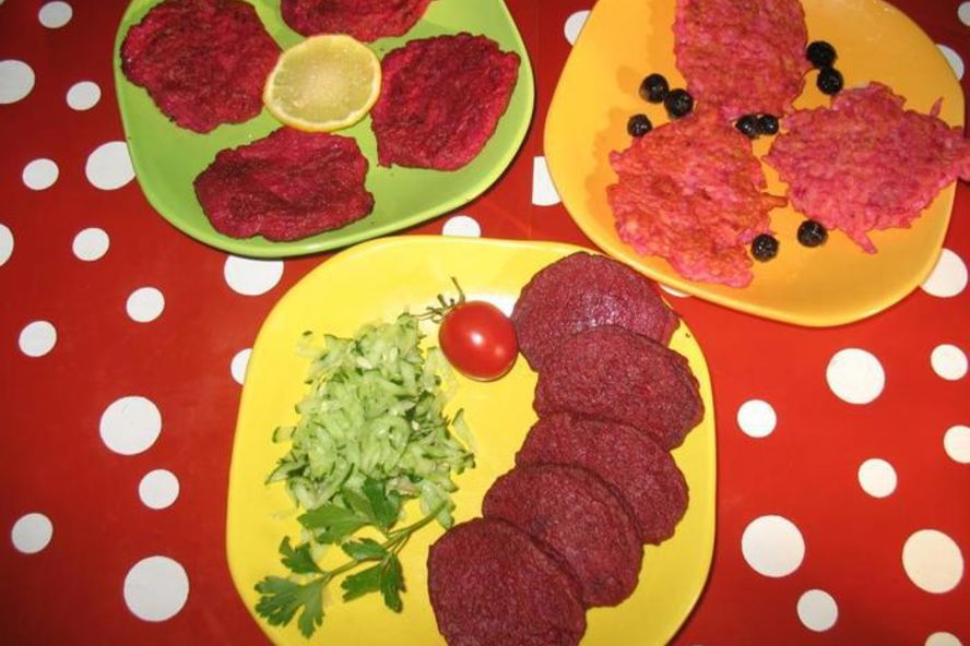 Рецепт свекольных оладий