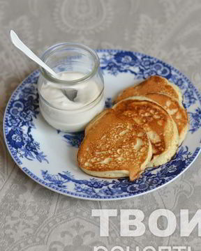 Творожно-ванильные оладьи