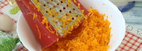 тыквенные оладьи с сырой тыквой. Шаг 4