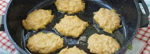 тыквенные оладьи с сырой тыквой. Шаг 10