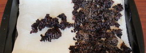 пахлава из слоеного теста. Шаг 6