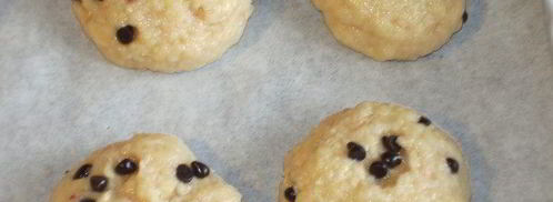 йогуртовое печенье с шоколадными каплями. Шаг 3