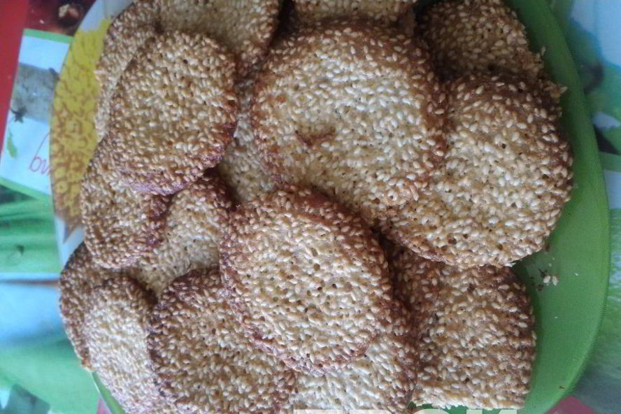 Рецепт кунжутного печенья