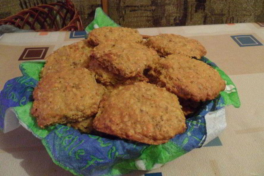 Рецепт морковна-овсяного печенье с орехами и шоколадом