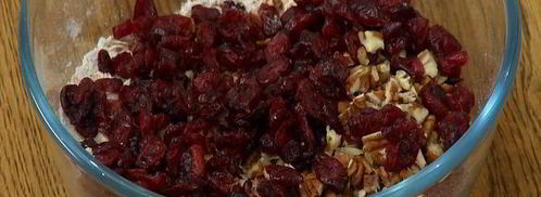 овсяное печенье с пеканом и клюквой. Шаг 4