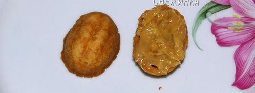 печенье грибочки и орешки со сгущенкой. Шаг 21